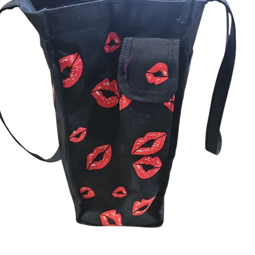 Black Tote Bag with Betty boop Cartoon Design - Picture 6 of 12